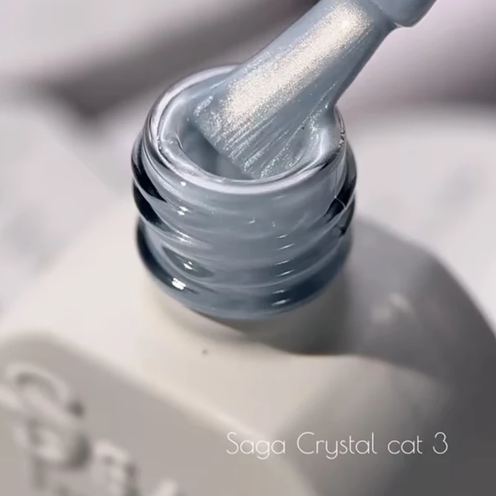Гель-лак котяче око Saga 10 мл (Crystal Cat 03)