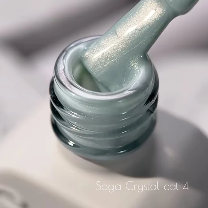 Гель-лак котяче око Saga 10 мл (Crystal Cat 04)
