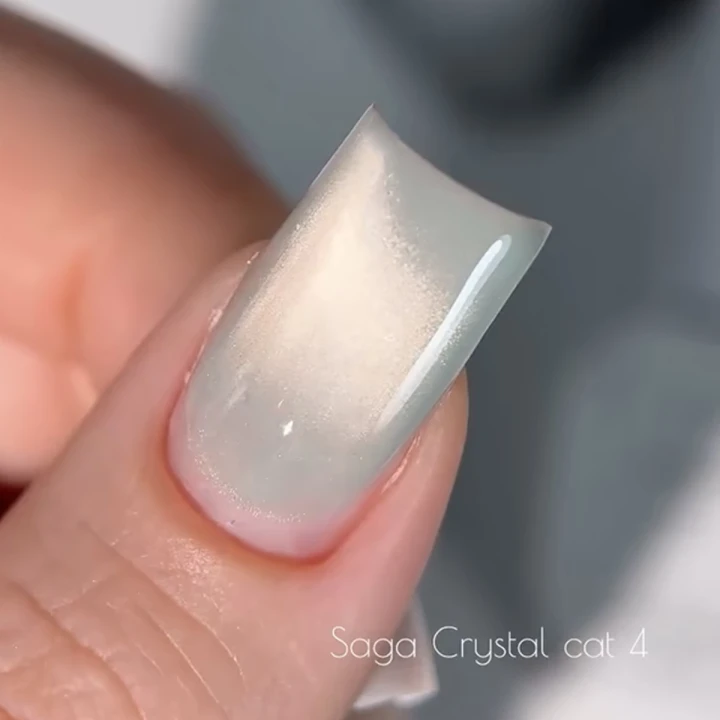 Гель-лак котяче око Saga 10 мл (Crystal Cat 04)