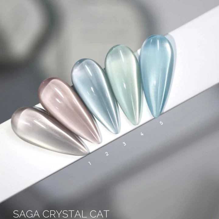 Гель-лак котяче око Saga 10 мл (Crystal Cat 04)