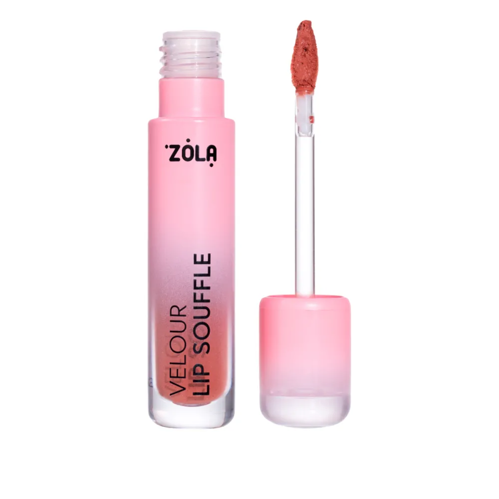 Помада для губ Zola (Matte Lipstick Velour Lip Souffle 03 Toffee)