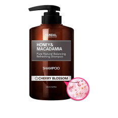 Шампунь восстанавливающий Kundal (Honey & Macadamia Cherry Blossom  500 мл)