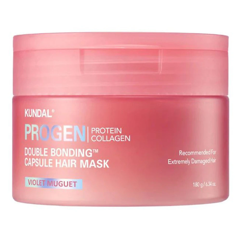 Маска капсульная восстановительная для волос Kundal Hair (Protein Double Bonding Capsule Violet Muguet 180 г)