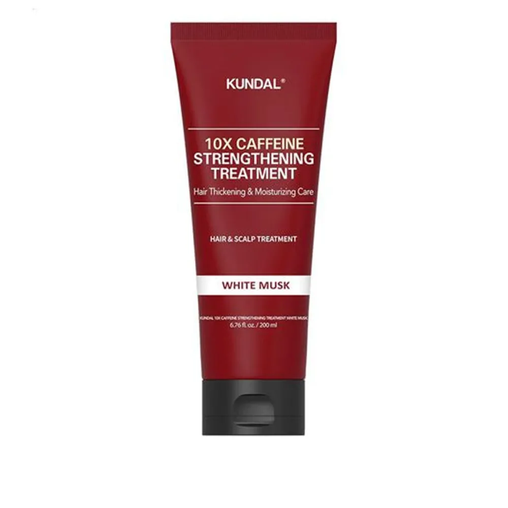 Кондиционер против выпадения волос Kundal Hair (10X Caffeine Strengthening Treatment с кофеином White Musk 200 мл)