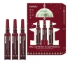 Набір сироваток проти випадіння волосся Kundal Hair (10X Caffeine Strengthening Scalp Serum +Gua Sha Comb Korean Royal Palace Edition 3 шт/уп 10 мл)