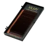 Ресницы для наращивания Vilmy KLIPKY Chocolate 20 линий mix 8-12 (C 0.10)