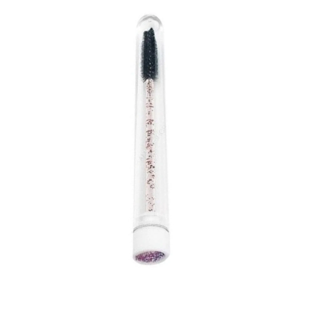 Щіточка для вій в колбі NoName Lashes (мікс кольорів глітерна)
