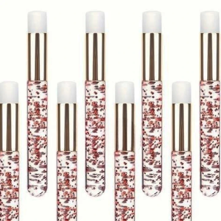 Щіточка для очищення вій NoName Lashes (Червона глітерна пряма)