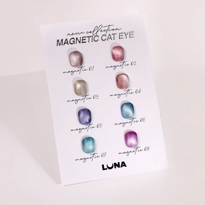 Гель-лак котяче око LunaMoon 8 мл (Magnetic Cat Eye №6)