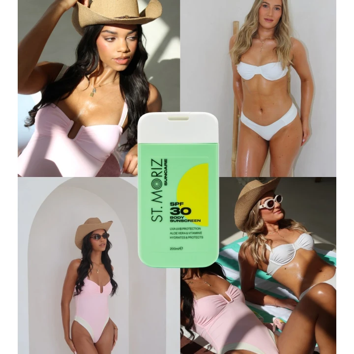 Лосьйон сонцезахисний St.Moriz (Body Sunscreen SPF30 200 мл)