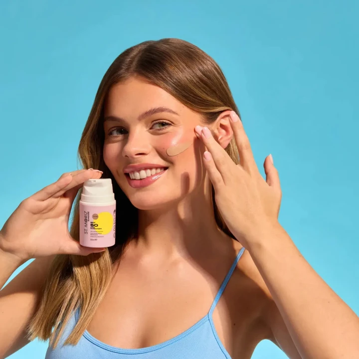 Сонцезахист тонуючий St.Moriz (Tinded Face Sunscreen SPF50 50 мл)