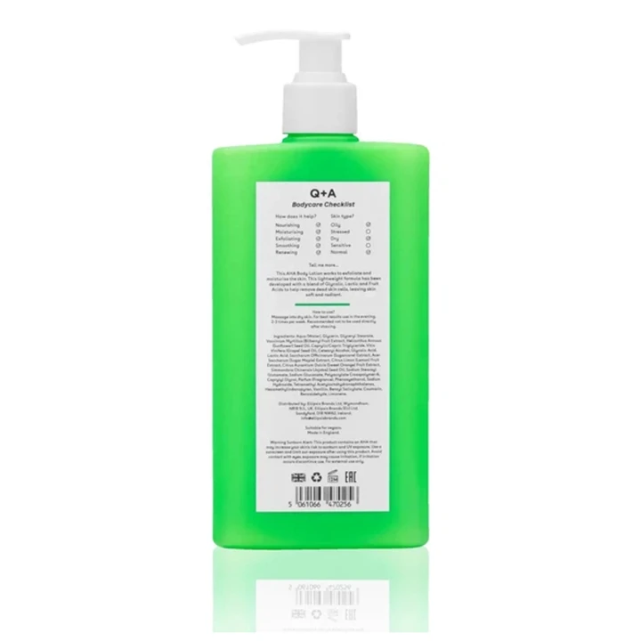 Лосьон для тела Q+A (AHA Body Lotion с AHA-кислотами 250 мл)