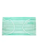 Маска защитная ABENA 3-х слойная на резинке Meditex 50/40 шт Зеленая