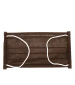 Маска защитная ABENA 3-х слойная на резинке Meditex 50/40 шт Черная