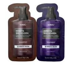 ППробник Kundal Hair (Honey&Macadamia Шампунь+Кондиционер White Musk 10 мл+10 мл)