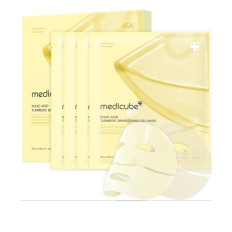 Маска гідрогелева освітлювальна Medicube (Kojic Acid Turmeric Brightening Gel Mask з койєвою кислотою та куркумою 4 шт. 28 г)