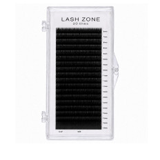 Вії для нарощування Lash Zone (MIX LJ Чорні 6-13 0.07)