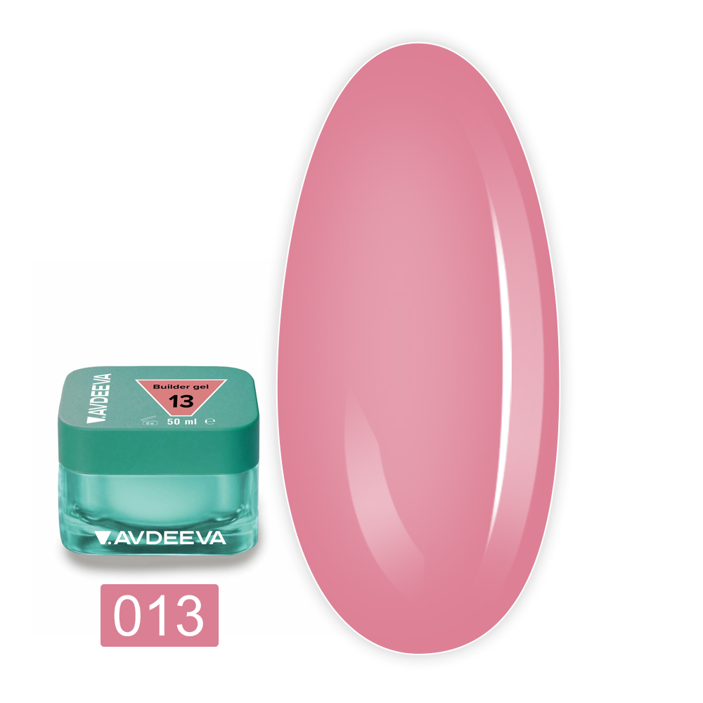 Гель моделюючий Builder Gel Victoria Avdeeva 50 мл (13 класичний рожевий)