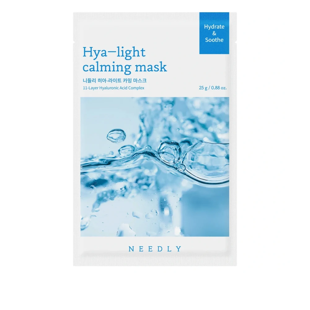 Маска увлажняющая с гиалуроновой кислотой Needly (Hya-light Calming Mask 1 шт. 25 г)