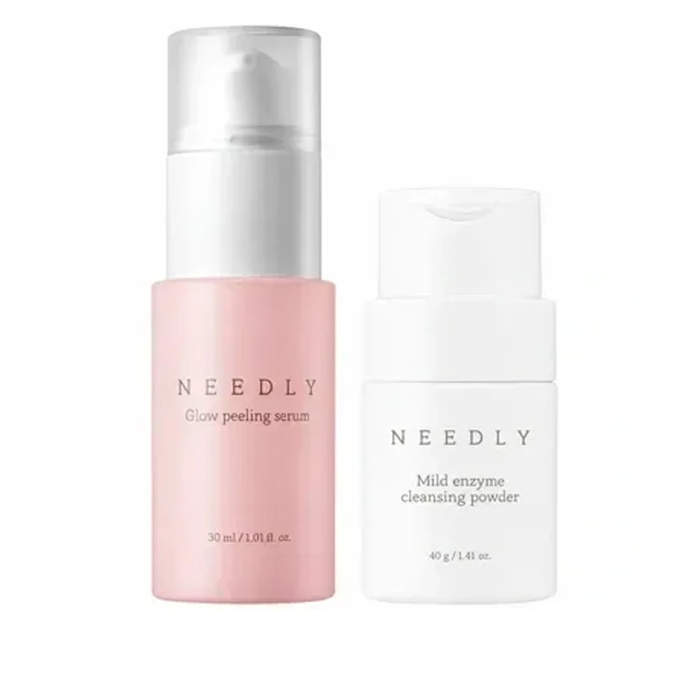 Набір для м'якого очищення та освітлення шкіри Needly Glowing duo 2 в 1