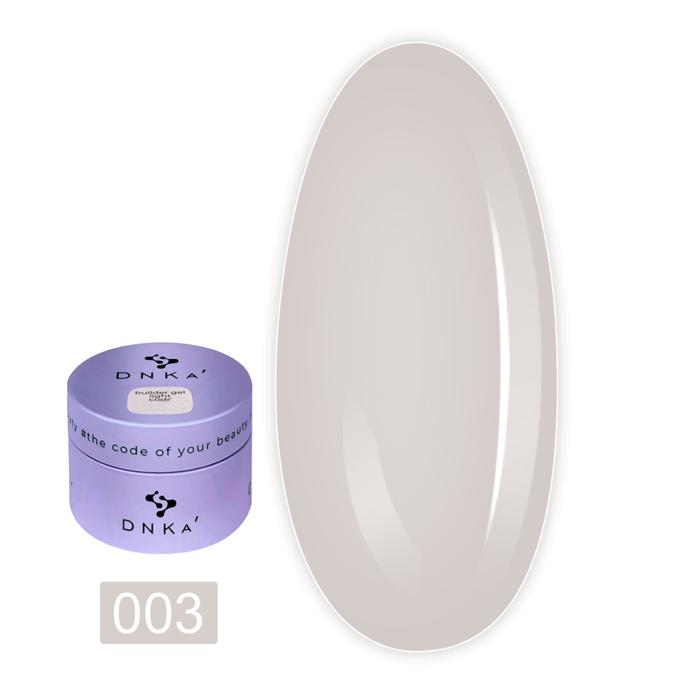 Гель для нарощування DNKa 30 мл (Builder gel Light 0003 Mirage)