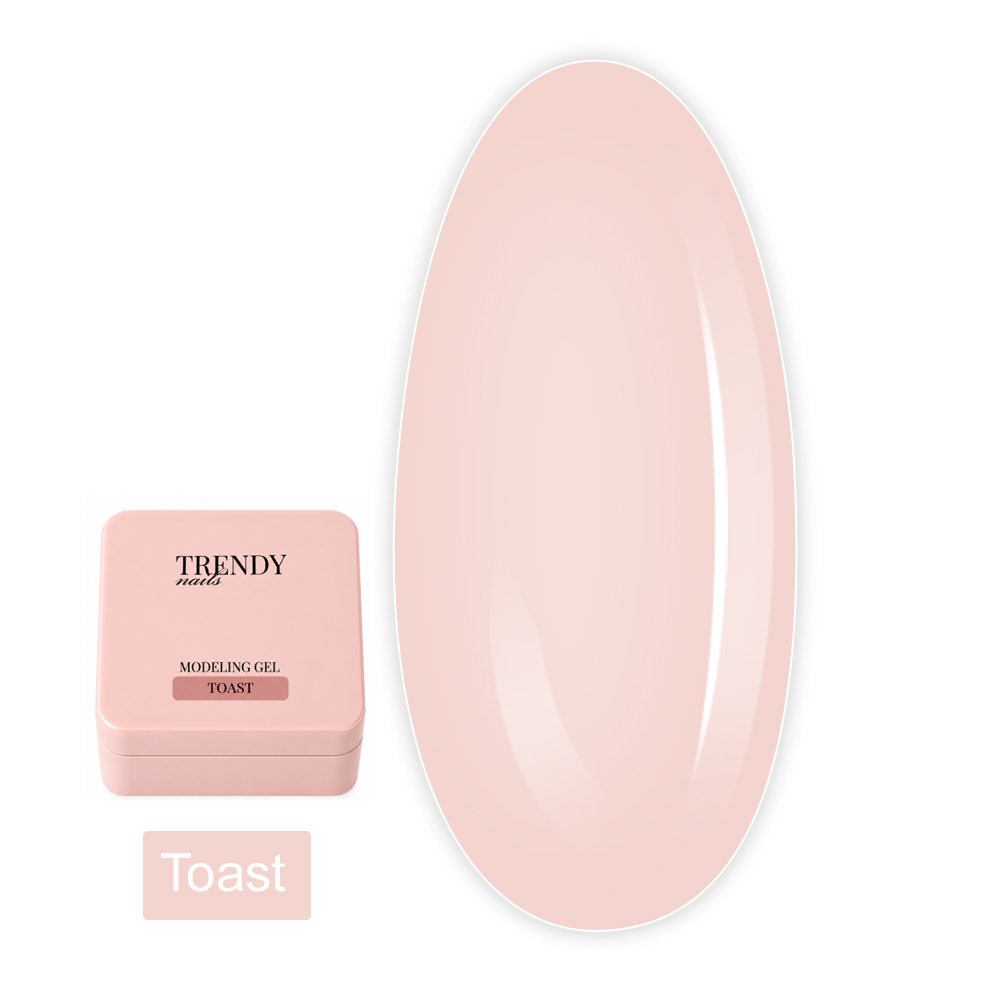 Гель для нарощування нігтів TrendyNails HFTF  30 мл (Classic color Toast)