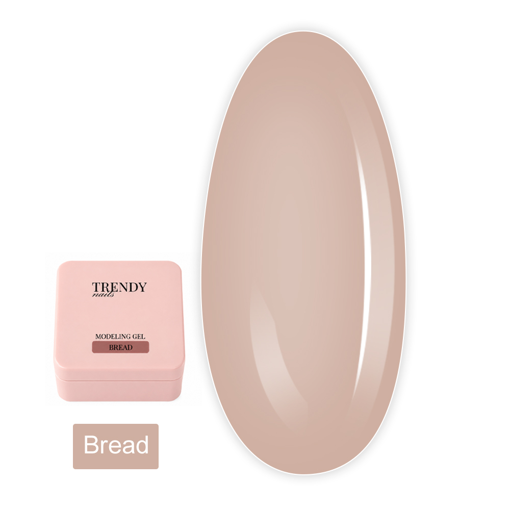 Гель для нарощування нігтів TrendyNails HFTF  30 мл (Classic color Bread)