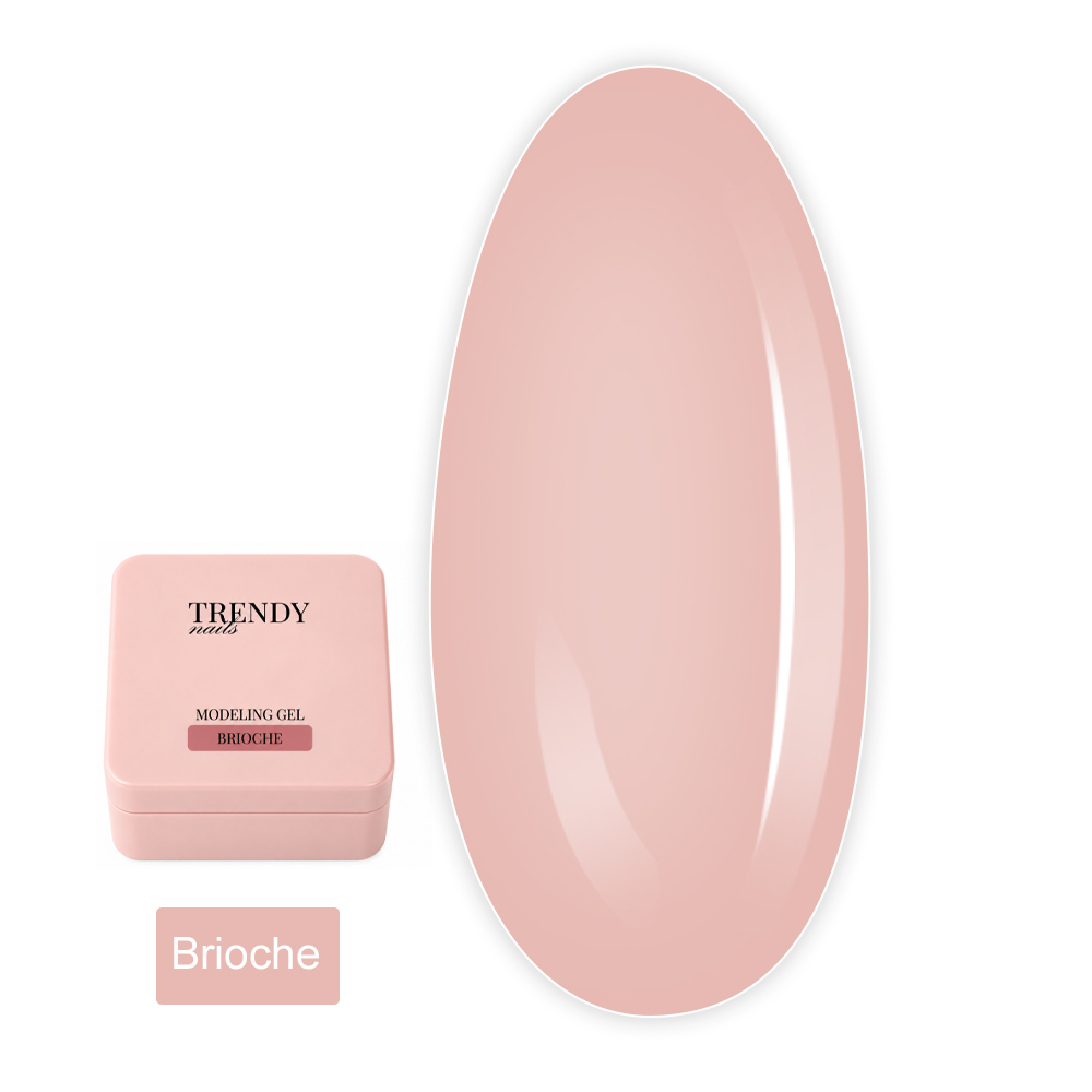 Гель для нарощування нігтів TrendyNails HFTF  30 мл (Classic color Brioche)