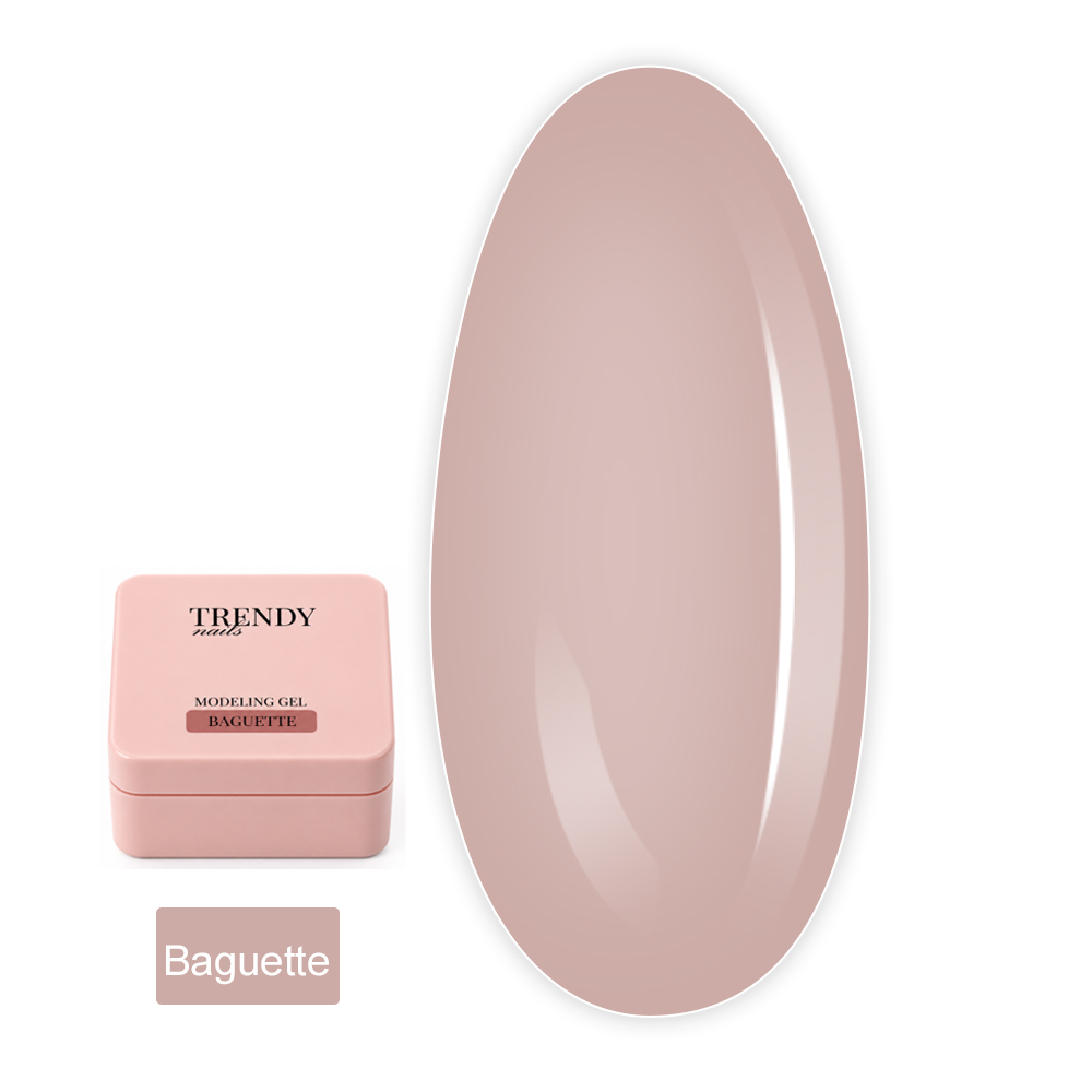 Гель для нарощування нігтів TrendyNails HFTF  30 мл (Classic color Baguette)