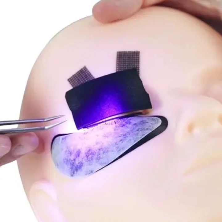 Патчи гидрогелевые для UV/LED наращивания Creator (черные полумесяц 1 ед.)