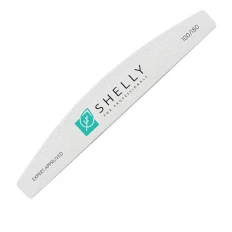 Пилка для ногтей Shelly nail (EXPERT полумесяц 100/180 гріт)