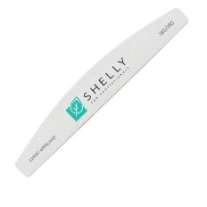 Пилка для ногтей Shelly nail (EXPERT полумесяц 180/180 гріт)