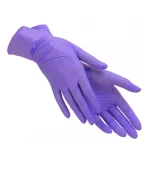 Рукавички нітрилові без пудри нестерильні ABENA Nitrylex Classic Фіолетовий 100 шт XS