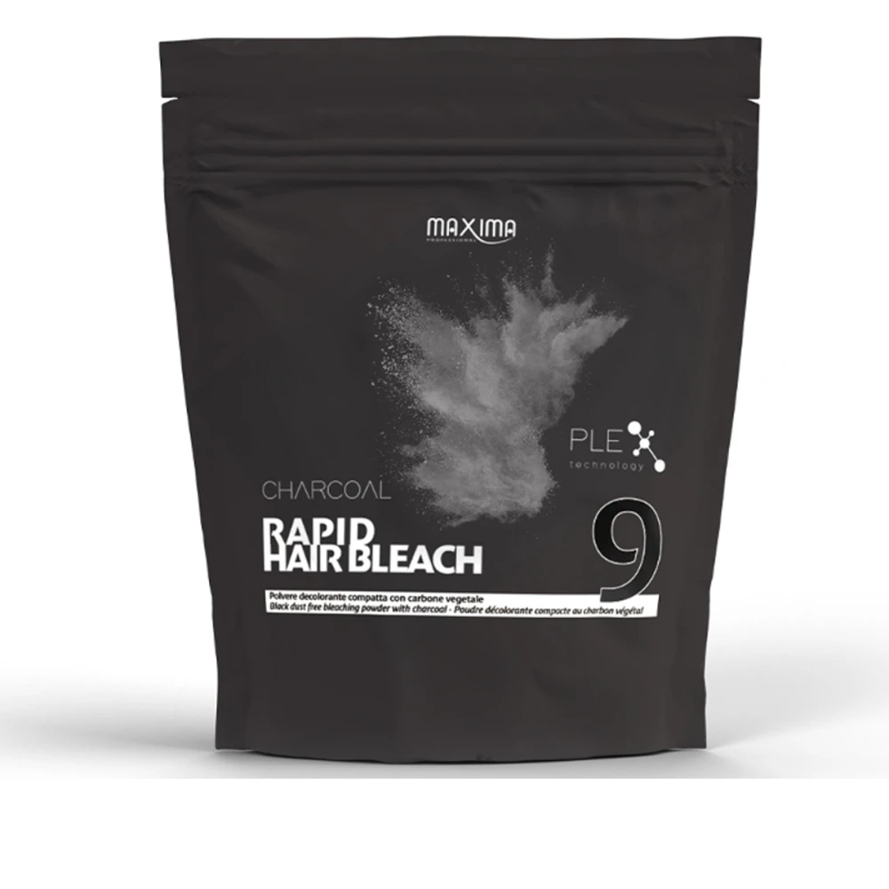 Пудра осветляющая для волос Maxima (Charcoal Rapid hair bleach с растительным углем 500 г)