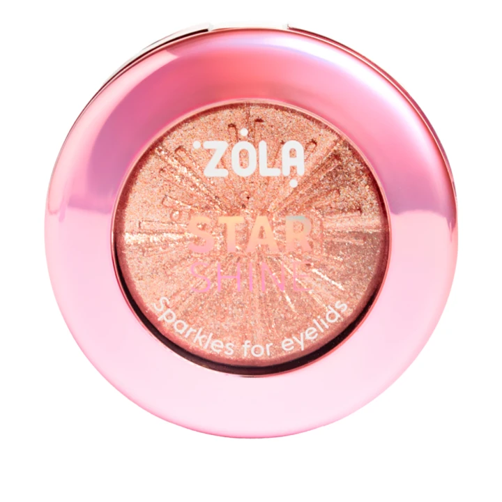 Блестки для век Zola (Star Shine Sparkle Rose Gold)