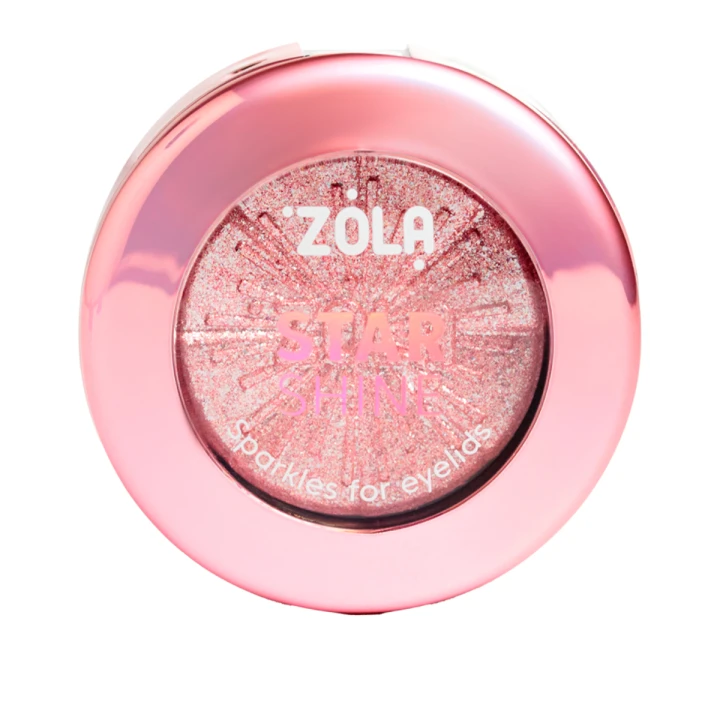 Блестки для век Zola (Star Shine Sparkle Silver Pink)
