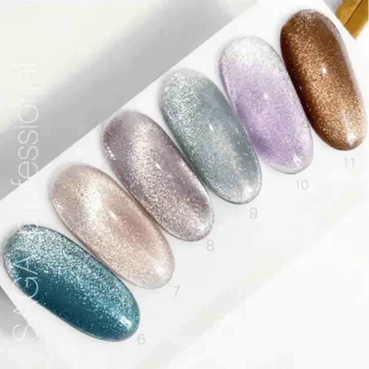 Гель-лак Saga Cat Shine 10 мл (010)