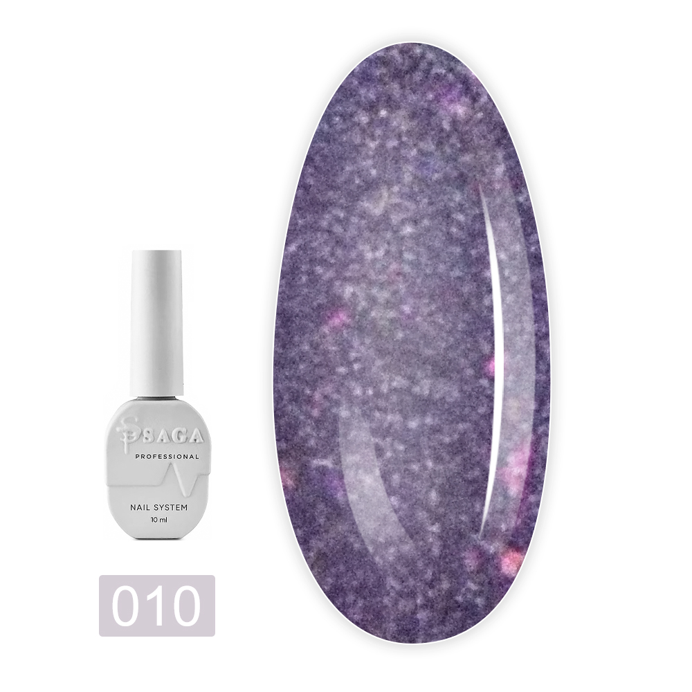 Гель-лак Saga Cat Shine 10 мл (010)