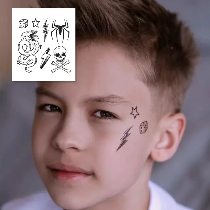 Тату тимчасові дитячі Arley Sign (Олдскул)