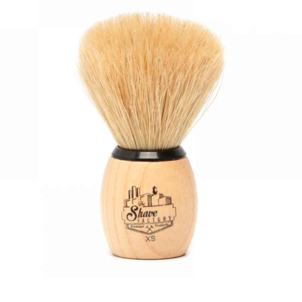 Помазок для бритья из кабана The Shave Factory (с деревянной ручкой XS)