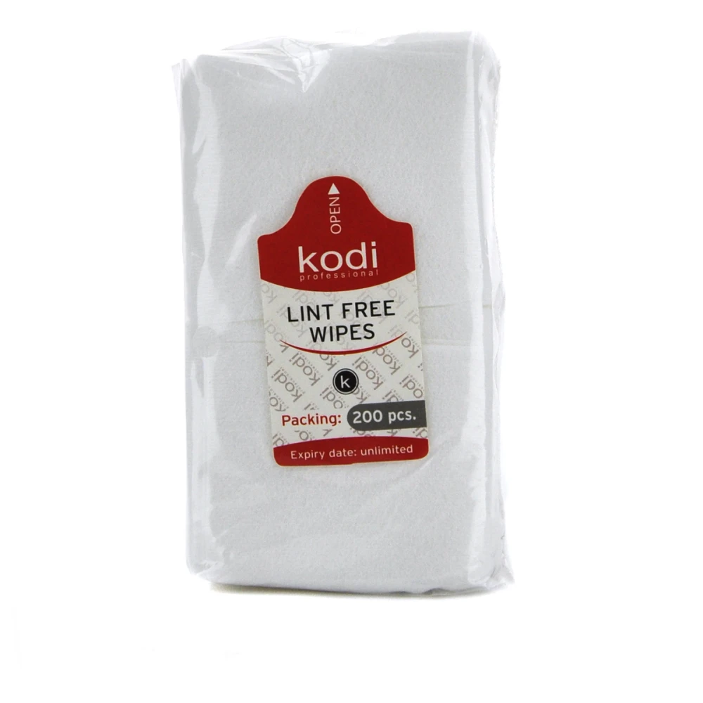 Серветки безворсові KODI 200 шт