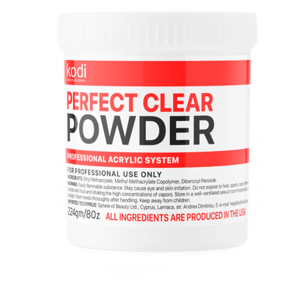 Пудра акриловая KODI Perfect Clear 224 г