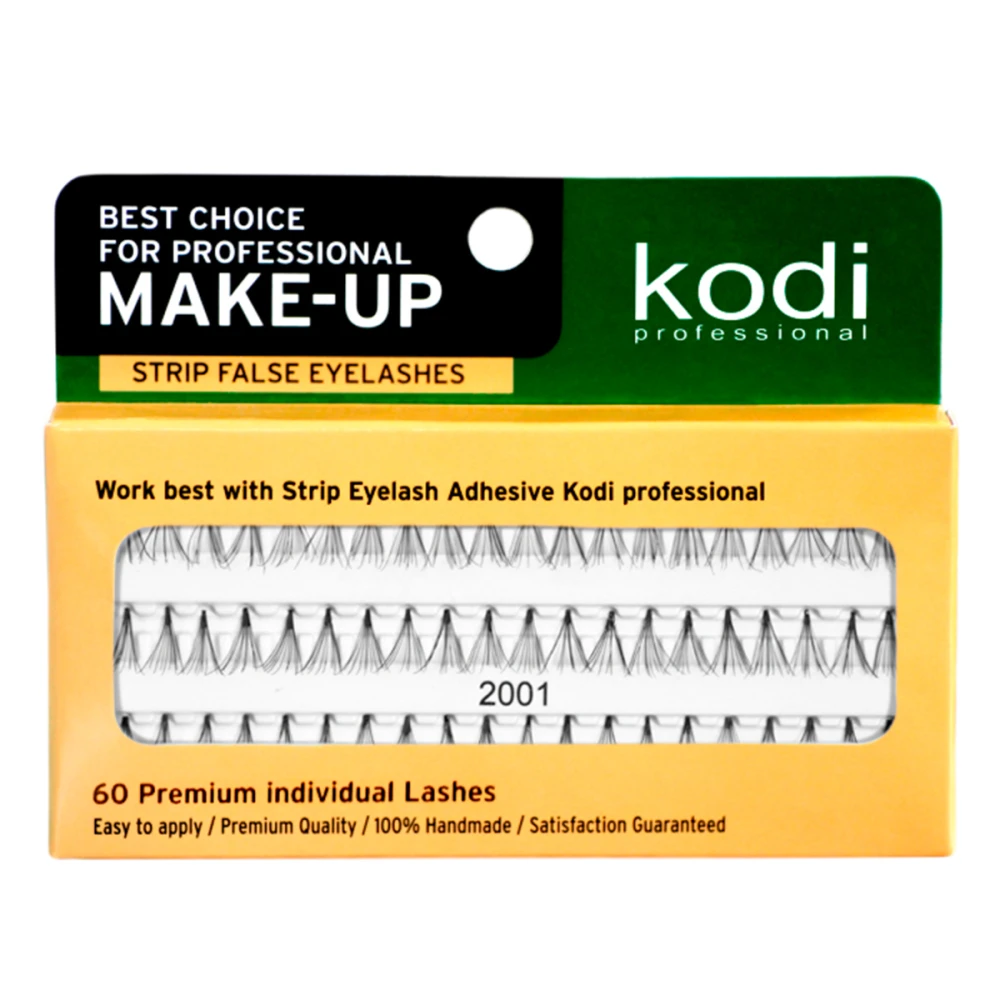 Ресницы накладные пучковые KODI 2001 60 пучков