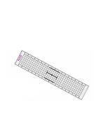 Линейка для бровей самоклеющаяся KODI 10 шт