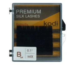 Ресницы KODI Butterfly 6 рядов темно-коричневые