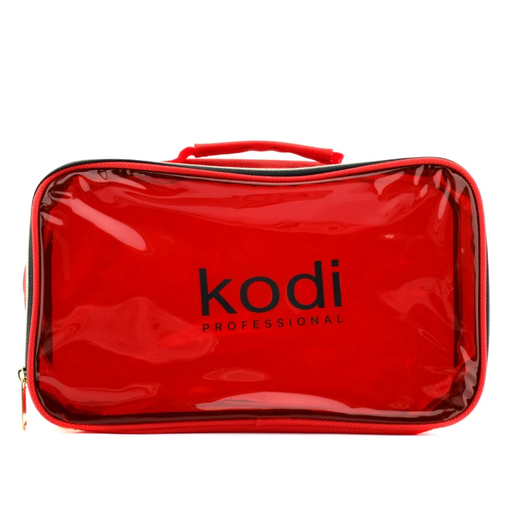 Косметичка на змійці нейлон KODI 16 червоний