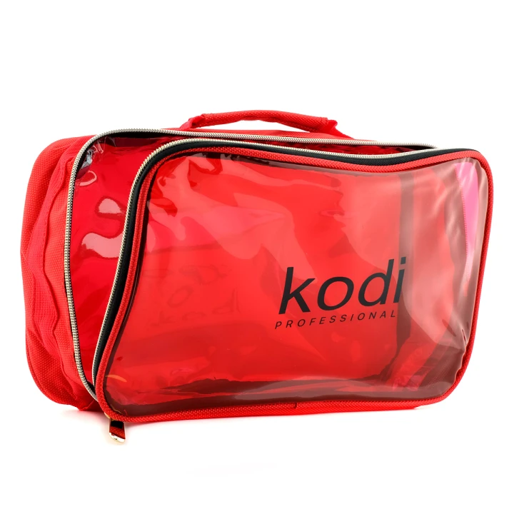 Косметичка на змійці нейлон KODI 16 червоний