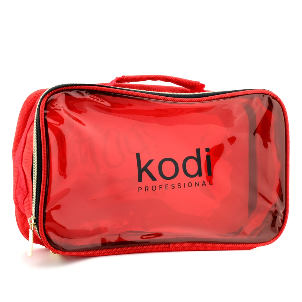 Косметичка на змійці нейлон KODI 16 червоний