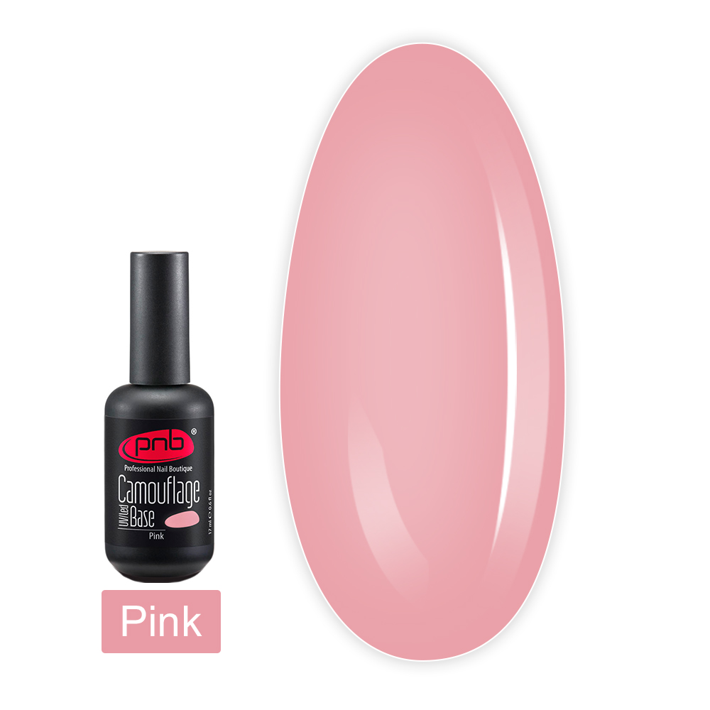 Камуфлююча база для гель-лаку PNB UV/LED Camouflage Base, 8 мл (Pink)