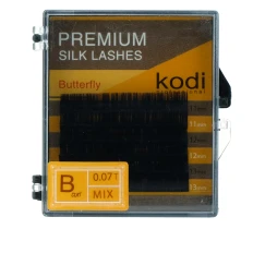 Ресницы KODI Butterfly 6 рядов черный 0,07*B 11-13